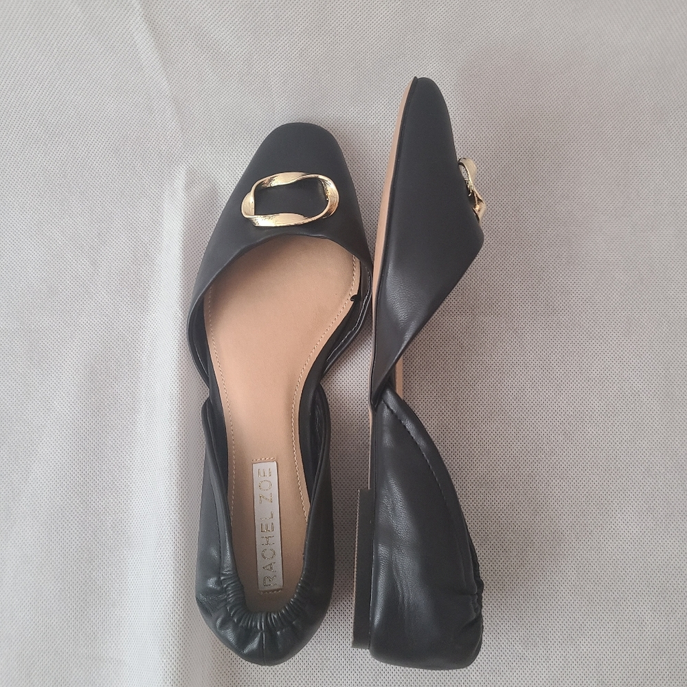 Rachel Zoe Women's Elleanor Black Ballet Flats